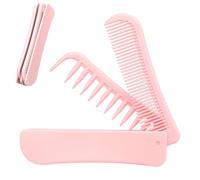 Peigne de poche pliable | Outil de coiffure portable à double tête, peigne à dents fines, pour voyage, vacances, salon de coiffure, appartement, hôtel et dortoir d'étudiant