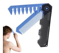 Peigne de Poche Pliable - Peigne de Poche Pliable et Portable pour Hommes,Outil Miniature de Coiffure pour Soin Quotidien à Domicile ou Salon - Idéal Homme et Père
