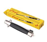 Peigne De Printemps | Peigne De Barbier Pliant À Bouton-poussoir Automatique | Peigne À Cheveux Pliant De Poche Pour Barbe, Moustache, Tête, Cadeau De Farce Du Poisson D'avril