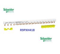 Schneider Electric Peigne monobloc Resi9 R9PXH418 3P+N 63 A 18 modules cache-dents 5M