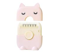 Peigne de rasage pour coupe de cheveux pour femme - Coupe-fourches - Capuchon double face pour adolescents et adultes