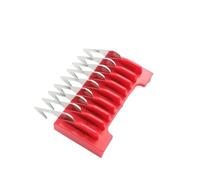 Peigne De Rechange En Acier Inoxydable For Tondeuse À Cheveux, Compatible Avec WAHL, Compatible Avec Moser, 1884, 1885, 1872, 1873, 1870, 1871, 1854 Et 1855.(Red)