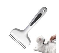 Peigne de Rejet pour Chat - Peigne Démêlant 6,69 Pouces pour Animaux de Compagnie | Brosse de Toilettage Chiens et Chats | Décapant Perte Cheveux Courts. En Acier Inoxydable Abs, Vous