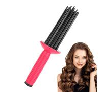 Peigne de rouleau de curling moelleux, peigne à rouler les cheveux, brosse à air chaud sans effort pour coiffure sèche et humide, peigne de curling professionnel pour salon de coiffure
