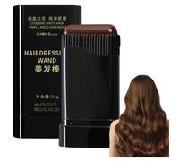 Peigne de Teinture Capillaire Temporaire,Bâton de Teinture Capillaire Imperméable et Résistant À la Sueur,Stick Correcteur,café