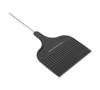 Peigne de Teinture des Cheveux Professionnels avec une Queue Pointue à Aiguille en Acier pour une Section Précise | Outil Coloration et Surbrillance Cheveux Noirs | Conception Plastique Ergonomique