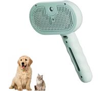 Peigne de toilettage 3 en 1 avec pulvérisation, brosse à vapeur autonettoyante pour chat avec poignée, portable et durable