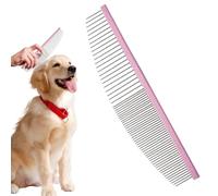 Peigne De Toilettage Animaux De Compagnie - Styling De 6,5 pouces | Outil En Aluminium - Nettoyant De Massage Anti-statique Avec Dents En Métal Pour Chiots Chatons De