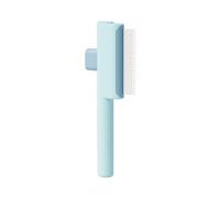 Peigne de toilettage avancé pour animaux de compagnie avec pointe de massage, bouton à libération rapide, brosse de toilettage pour l'épilation des fourrures, brosse démêlante pour chats