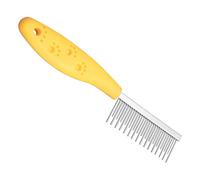 Peigne de toilettage - Peigne de toilettage pour chien, Brosse pour chien | Peigne pour chien en métal, peigne moyen à protection douce, peigne de toilettage pour chien Doodle, brosse à cheveux à dent