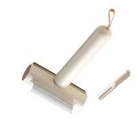 Peigne de toilettage | Peigne de toilettage pour chien - Outil de démêlage des écailles d'animaux domestiques | Brosse double face avec effaceur d'encre pour chiens, chatons, chiots, chatons |