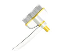 Peigne de toilettage pour animaux de compagnie, peigne à poils de chien,Brosse pour chat à conception rotative pour la chute des poils fins - Peigne démêlant pour chat, brosse de toilettage pour chat