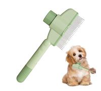 Peigne de toilettage pour chat avec bouton d'épilation de cheveux, peigne autonettoyant pour animaux de compagnie, brosse pour chat et chien, peigne anti-puddy pour peigne cuillère pour