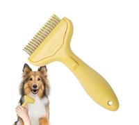 Peigne de Toilettage pour Chat | Outil Courbé pour Massage et Toilettage | Peignes pour chats d'intérieur | Pour chiot, salle de bain, salon, refuge, voyage