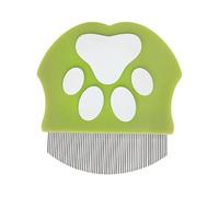 Peigne de toilettage pour chien : brosse démêlante multifonction de 6 cm, outil en métal pour le soin des poils d'animaux, râteau de contrôle d'abri avec structure anti-tiraillement