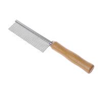 Peigne de toilettage pour chien et chat avec manche en bois