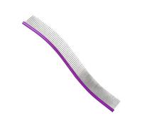 Peigne de toilettage pour chien | Peigne ergonomique incurvé | Peigne en métal pour tapis, brosse à gribouiller et démêler pour chiens