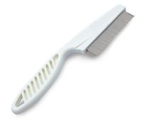 Peigne de toilettage pour chiens et chats - Antistatique, élimine les enchevêtrements et les tapis, élimine les taches de déchirure - 18 cm, broches en acier inoxydable avec pointes rondes lisses