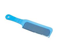 Peigne de tondeuse for barbier, 3 pièces, antistatique, dessus plat for coiffeur, coupe, outils de beauté professionnels for Salon de coiffure(Blue)