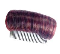 Peigne de volumisation de cheveux en fibre synthétique - Design sans couture - Accessoire de coiffure professionnel pour mariée - Pour cheveux relevés et événements - Invisibilité - Coussinet de