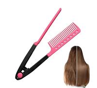 Peigne défrisant Brosse coiffante lissante en V | Brosse lisseur pour salon de coiffure pour vacances voyages trajets quotidiens rendez-vous