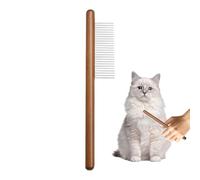 Peigne démaçant pour animaux de compagnie, peigne de toilettage pour chat, Dispositif de décharge de cheveux de cheveux Puppy, Peigne de retrait aux puces compactes pour animaux de compagnie pour chio