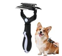 Peigne Démêlant Chat Poils Morts Râteau À Sous-Poil Dents En Acier | Brosse Anti-Chute Animaux Pour Races Petites Moyennes Grandes Maison Animalerie Et
