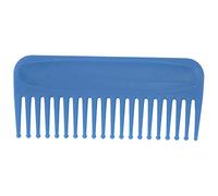 Peigne Démêlant de Cheveux, Peigne à Dents Larges, Aplaties Longues Cheveux épais, Ajoute du Volume pour les Cheveux Bouclés, Manche de Conception Portable pour les Voyages (BLUE)