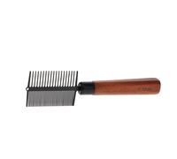 Peigne démêlant double Ebi Japandi Marron 21,5x5,5x2 cm