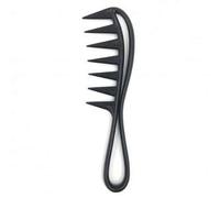 Peigne démêlant noir à grandes dents pour salon de coiffure - Incassable - Outils et appareils de coiffure