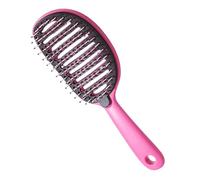 Peigne démêlant, palette à coussin d'air pour nœuds avec base rétractable à , boîtier ABS durable avec poignée en caoutchouc thermoplastique souple, outil portable pour enlever le , 83 g