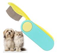 Peigne Démêlant pour Animaux | Double Face pour Toilettage Anti-Poux Chats - Pour Chiot Chatton Maison Jardin Extérieur Cour Promenade,Pour Petits et Moyens Chiots, Chatons, Utilisation Domestique en
