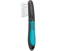 Trixie Peigne démêlant 19 cm pour chien et chat – gris foncé/bleu
