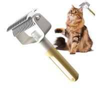 Peigne démêlant pour chat - Brosse à poils de chien - Pour le bain et la douche, la maison et le soin des chats, races moyennes et grandes contre la saleté