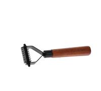 Peigne démêloir 8 lames Ebi Japandi Marron 18,8x6,2x2 cm