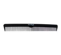 Peigne Démêloir Double Carbone Noir 18,3cm Beautélive