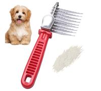 Peigne Démêloir pour Animaux | Outil de Toilettage pour les Poils Emmêlés,Outil de Démêlage pour Chiens et Chats à Poignée Ergonomique et Efficacité