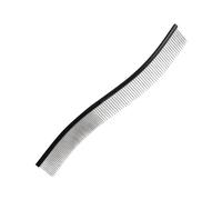 Peigne d'épilation pour animaux de compagnie, peigne incurvé pour chien, violet/bleu/vert/rouge/noir, brosse à dents en métal, brosse pour tapis et nœuds, perruque d'animal pour toilettage à domicile