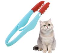 Peigne détachant pour chien, Peigne pour visage de chien avec tête en silicone avec poignée antidérapante - Peigne flexible pour chiens, Peigne multifonction pour oreilles, toilettage
