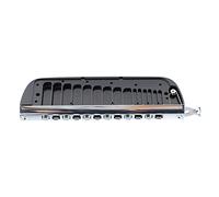 Peigne d'harmonica Traitement fin Accessoires de peigne d'harmonica chromatique Mécanisme de glissement lisse pour les amateurs de musique débutants Matériau léger et durable (255 Aluminum)