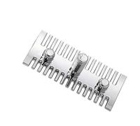 Peigne double à tête ouverte - Outil en alliage de zinc de qualité supérieure pour hommes - Design compact pour une utilisation à la maison ou en voyage