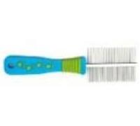 Peigne Double, Écartement 3 Mm Et 1 Mm, 20 X 8 X 5 Cm, Bleu Turquoise Vert - Zamibo