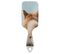 Peigne doux pour poils de chien Shiba Inu avec poignée ergonomique pour le séchage au sèche-cheveux