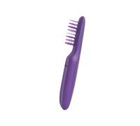 Peigne Électrique Anti-nœuds à Double Usage pour Coiffure, Massage | ABS Violet, Étanche, Action Multi-pièces, sans Batterie, pour Démêlage Quotidien et Usage Salon