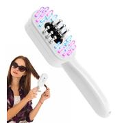 Peigne Électrique - Brosse Lumière Rouge Bleu | Outil De Massage Pour Stimulation De L'Absorption Rechargeable En Huile Pour Salon, Voyage, Dortoir, Adultes, Mères Et