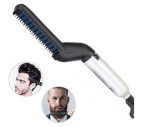 Peigne électrique Rapide Barbe Lisseur Homme Coiffure Peigne lissant à cheveux Brosse à Barbe Ionique Multifonctionnel Redresseur