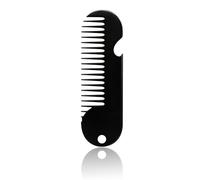 Peigne en acier inoxydable à usage qui sert également de dissolvant de bouchon de bouteille pratique pour les vies actives, petit peigne ouvre-bouteille en métal