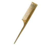 Peigne en Bois Antistatique à Queue, pour Coiffage Salon | Bois de Santal, Poignée Confortable, Usage Styling, Longue Durée, Embout Fin, Résistant à Casse