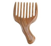 Peigne en Bois de Santal Unidimensionnel, Fait Main, à Dents Larges
