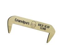 Peigne En Bois Pour Homme Chauve Drôle Sans Dents Sans Poils Nouveauté Amusant La Fête Des Pères Festival Peigne En Bois Chauves